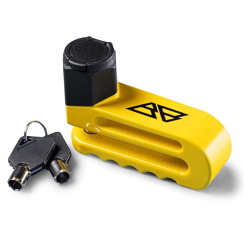 

Barrichello super disc lock Domestic Complete with rain protection cap Guaranteed 2 keys Anti-theft security disc lock [ 95mm ]