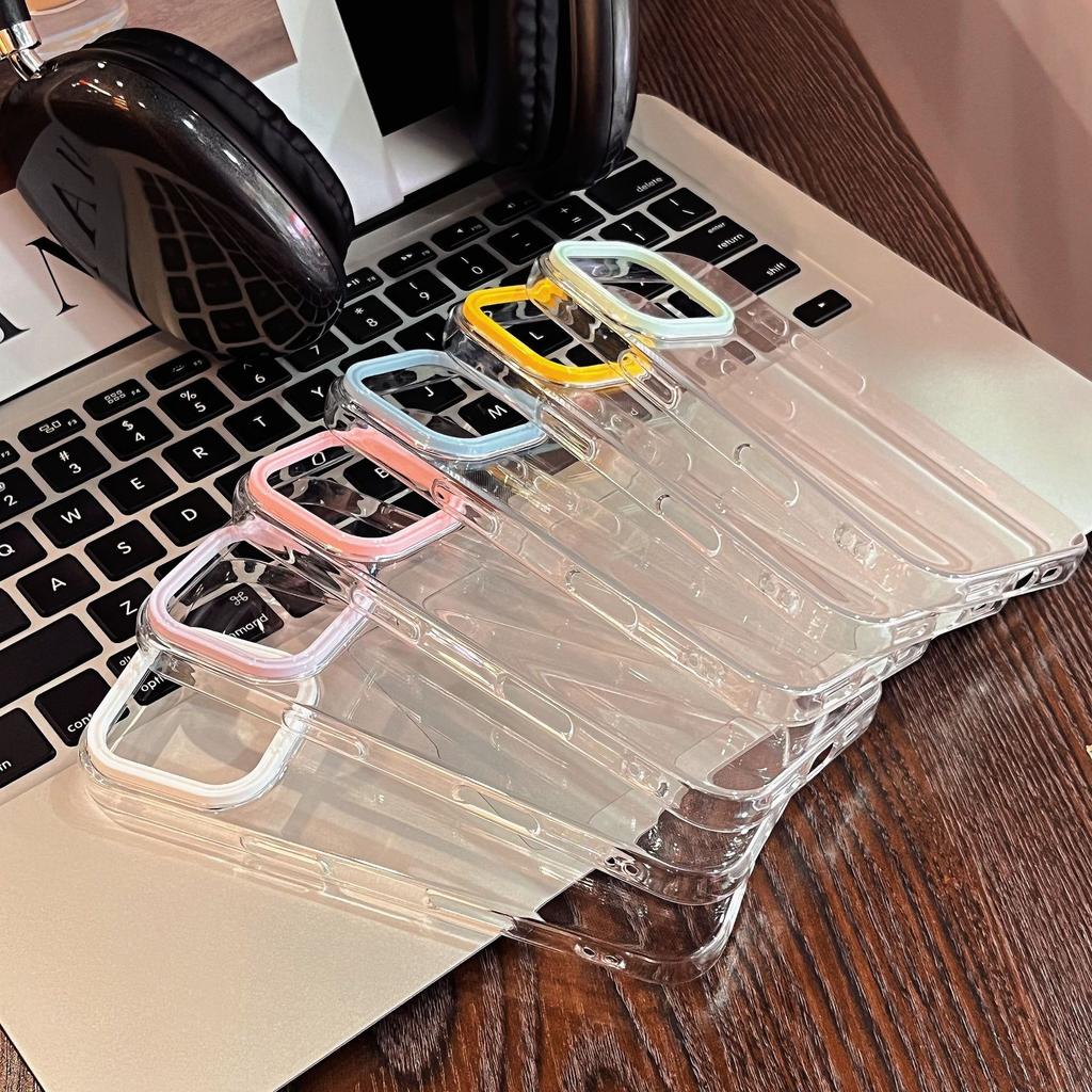 Simple and Transparent Phone Case for IPhone 15 Ultra-thin Protective Case 16e for Apple 12promax Case Hard and Trendy