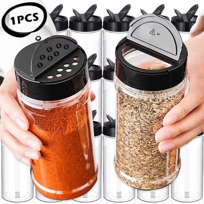 Portable Pepper Shaker Plastic Condiment Storage Bottle Durable Salt Cellar  Kitchen