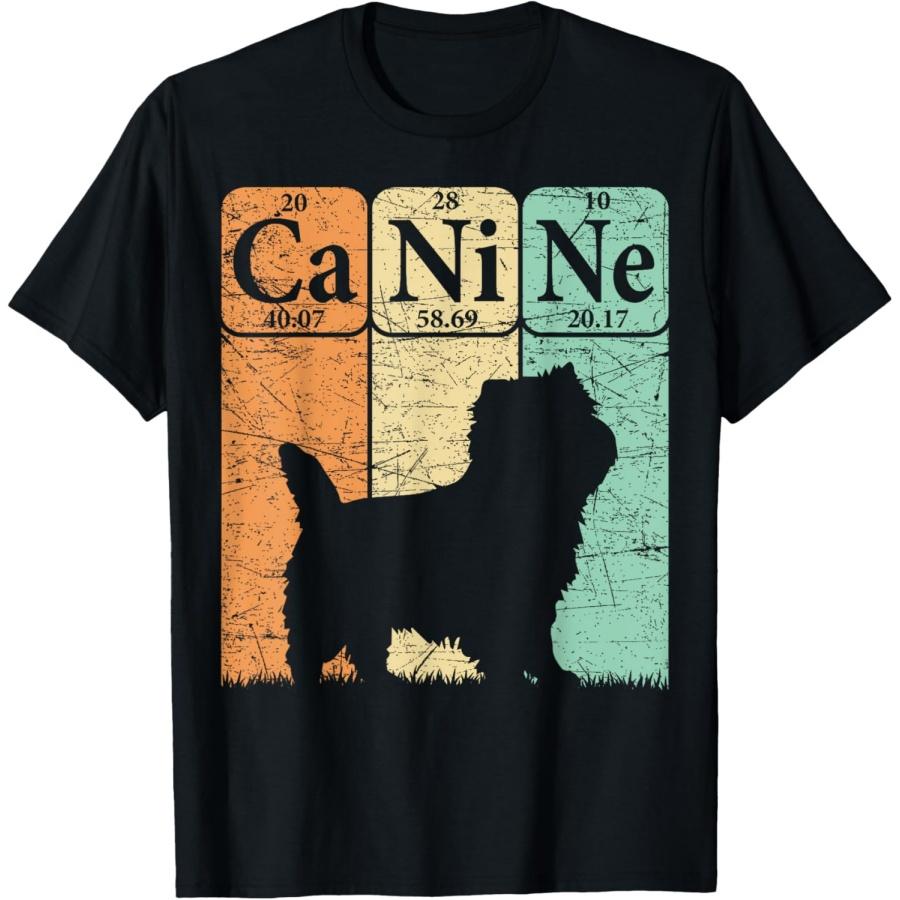 

Cairn Terrier Dog Periodic Table Elements Dog Lover Canine T-Shirt XXXXXL