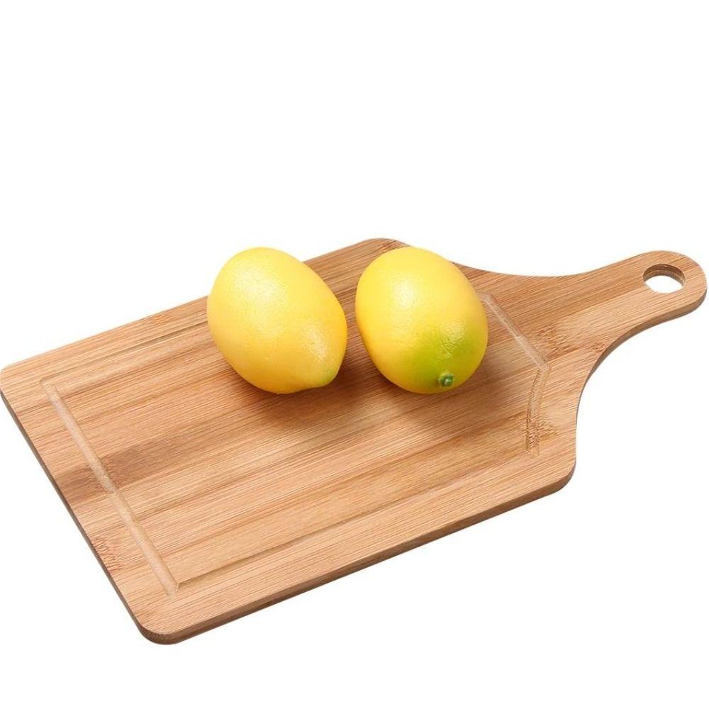 Round/rectangle Wooden Pizza Board With Handle Serving Tray Multifunctional Chopping Board  Cheese