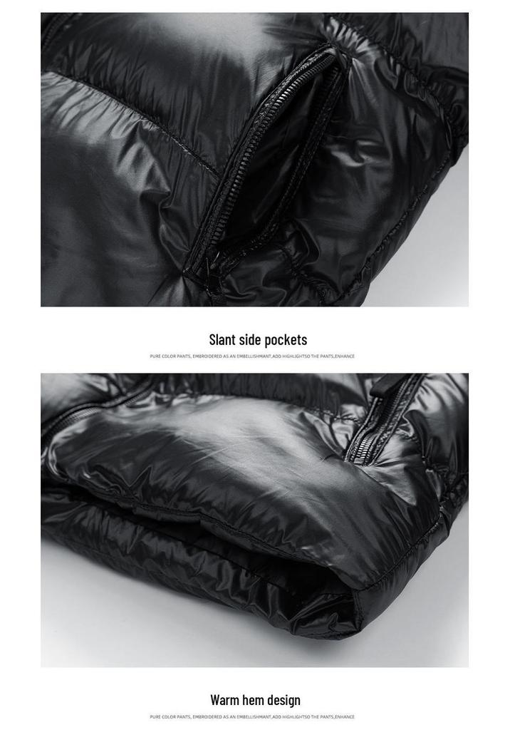 2024 Graphene Lined Down Jacket: Top Heat Storage, Warm, Waterproof, Anti-down, Black Tech Fabric.