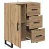 Sideboard Artisan Eiche 69,5 x 34 x 90 cm Verbundwerkstoff und Eisen