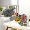 Nordic Creative Colorful Big Mouth Hippo Ornaments Home Living Room Office Desktop Animal Resin Craft Decoration
