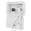 Exterior Shower Box Outdoor Washing Kit with Lock Accessory for Boat Camper Motorhome
