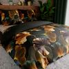 MARISEL Bedding Set 220x200 Cm - Satin Cotton, Elegant Floral Pattern