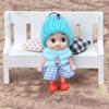 6Pcs Animals Key Chain Cute  Kids Plush Dolls Keychain Soft Stuffed Toys