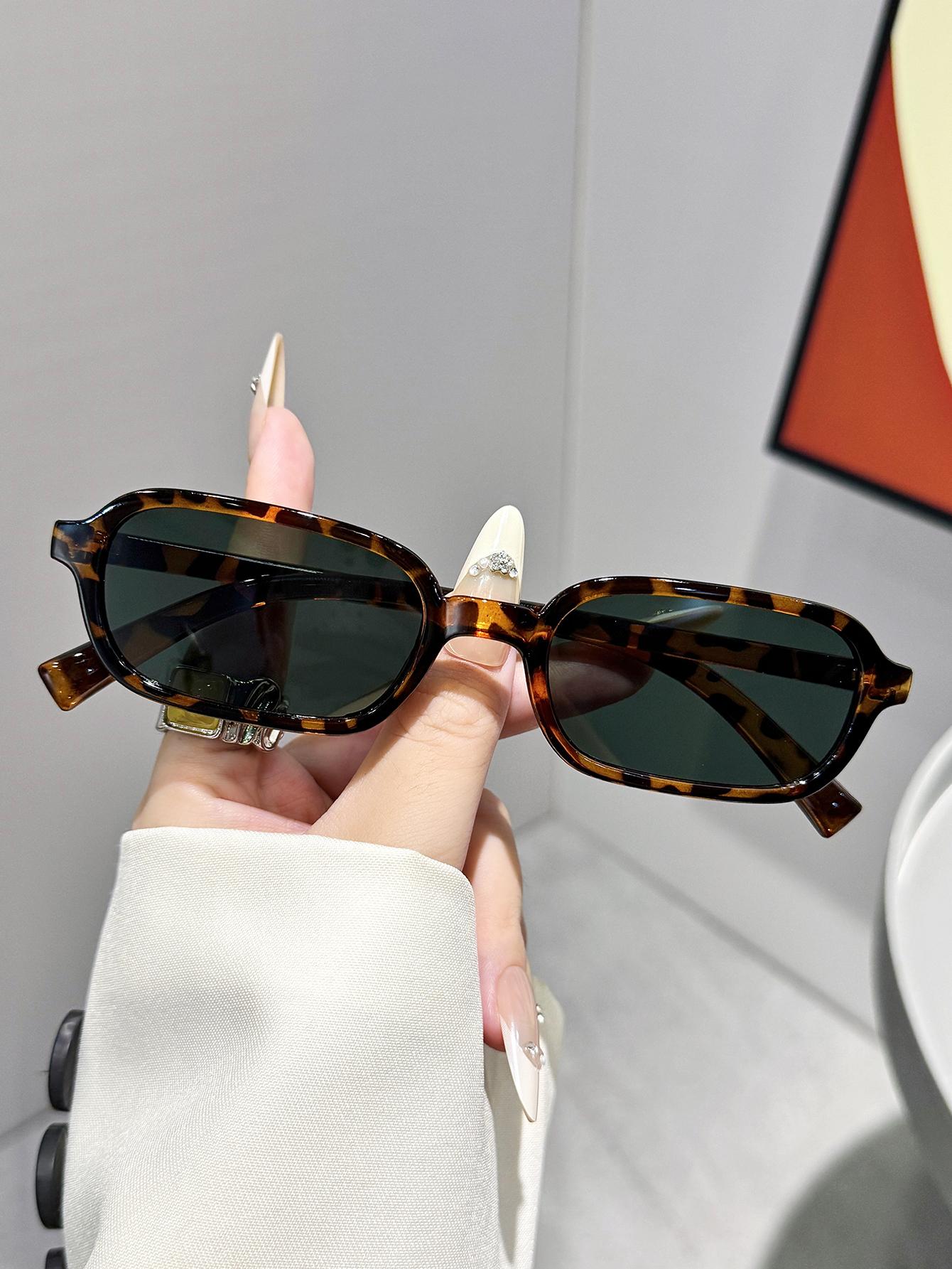 

1Pc New Small Rectangular Sunglasses, Used for Women s Retro Glasses Casual Design Suitable for Parties, Festivals, Gifts