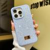 Stylish Shiny Imitation Diamond Phone Case for Iphone 16 15 14 13 12 11 Pro Max Plus INS Girl Back Shockproof Tpu + PC Hard Case