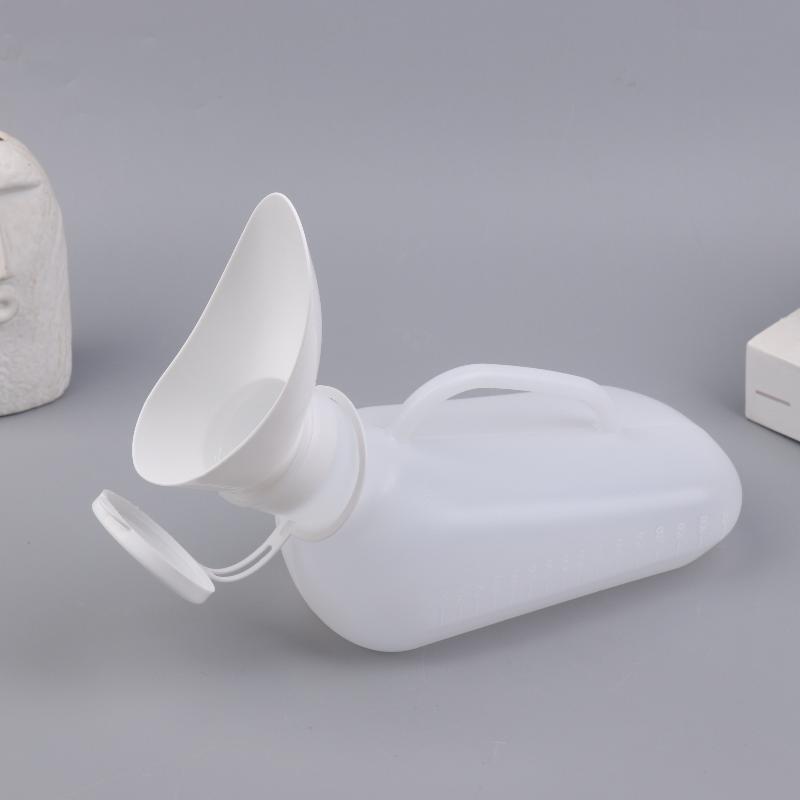 800ML Portable Unisex Urinal Thick Leakproof Plastic Pee Bottle for Vehicle Office and Camping Scenario