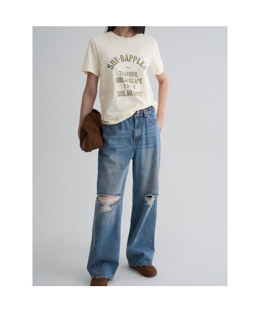 8seconds Simple Lettering T-Shirt_Entry White