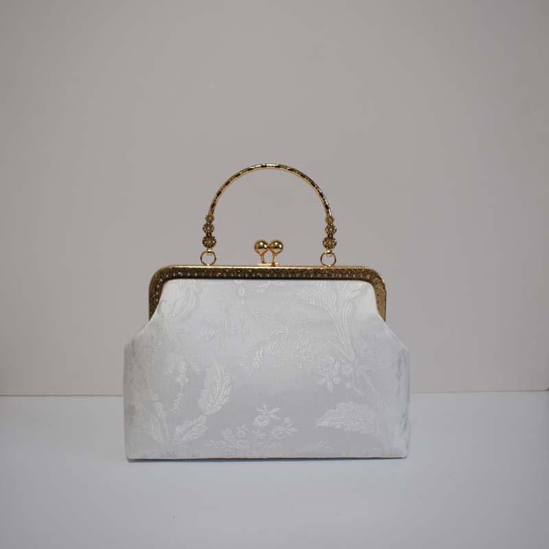 Handgefertigte Stoff Chinesische Goldtasche tragbare Messenger-Kette Schneiden Salon Teambuilding-Klasse Lehrmaterialtasche