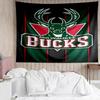 1PC Bucks Team Logo Artwork Quick-Dry Tapestry, Unique Design Tapestry, Suitable for Bedroom,Livingroom, Playroom,Heartwarming Holiday Gifts