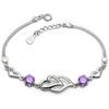 kelistom 925 Sterling Silver Bracelets for Women Teens, Love Heart Charm Chain Bracelet Bangle Fashion Jewelry Gifts