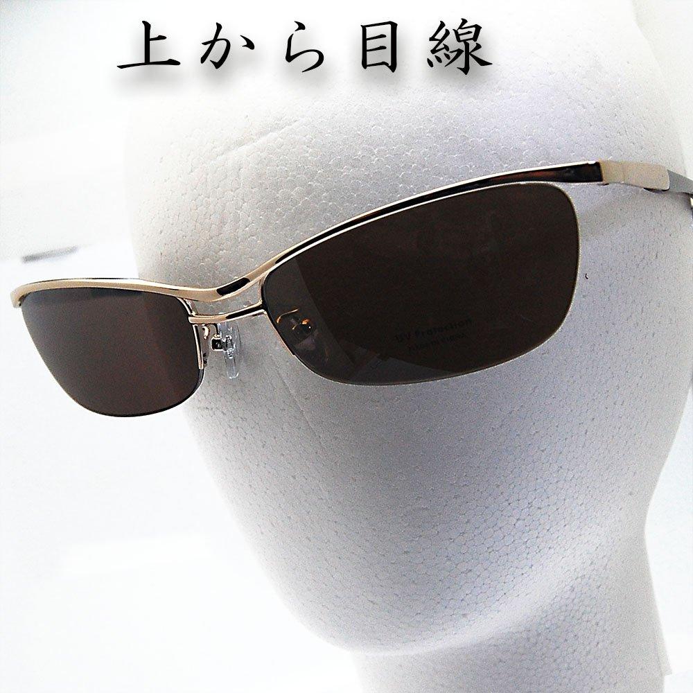 [Eyewear] Bad Boy Look Brown UV Cut Lenses Gold Metal Frame Slightly Bad Boy Oraora Style Sunglasses 2002-2