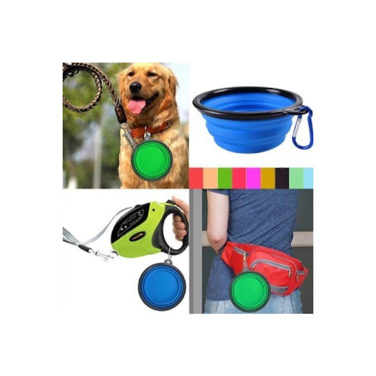 

Складная миска для корма и воды для кошек и собак белый