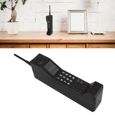 Retro Mobile Phone Iron Old Fashioned Cell Phone Template Decoration for Photography Black