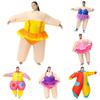 Colorful Adult Inflatable Clown Costume For Festive Occasions And Halloween Parties