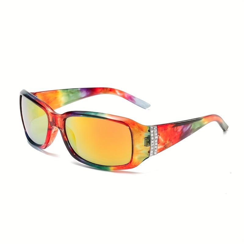 Y2k Sunglasses with Rhinestones Women  New Fashion Mirror Outdoor Shades Trendy Brand Design Casual Decor Sun Glasses