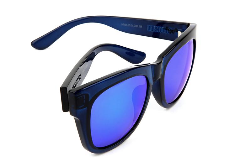 Sodamon Horn-Rimmed Sunglasses Fashion Black Sunglasses Mirror Sunglasses Ht601-C05