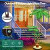 6-Foot LED Artificial Palm Tree, Outdoor Christmas Palm Tree, Hawaiian Tiki Bar Decoration, Pool, IndoorOutdoor Patio, Garden Party Lights (3 Trunks)