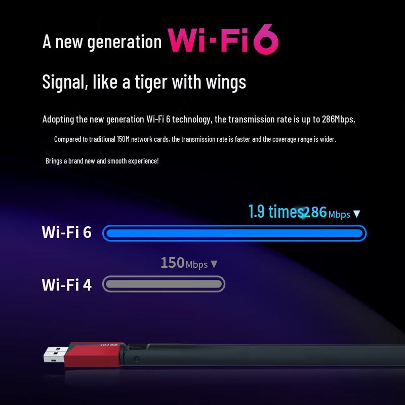 TP-LINK USB Driver-Free WiFi Adapter for Desktops & Laptops