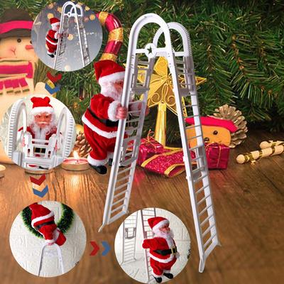 Christmas Decoration Electric Climbing Hanging Xmas Ornament Toys