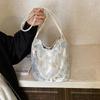 2025 Summer Women's Butterfly Embroidery Bucket Bag - Stylish Underarm Shoulder Bag