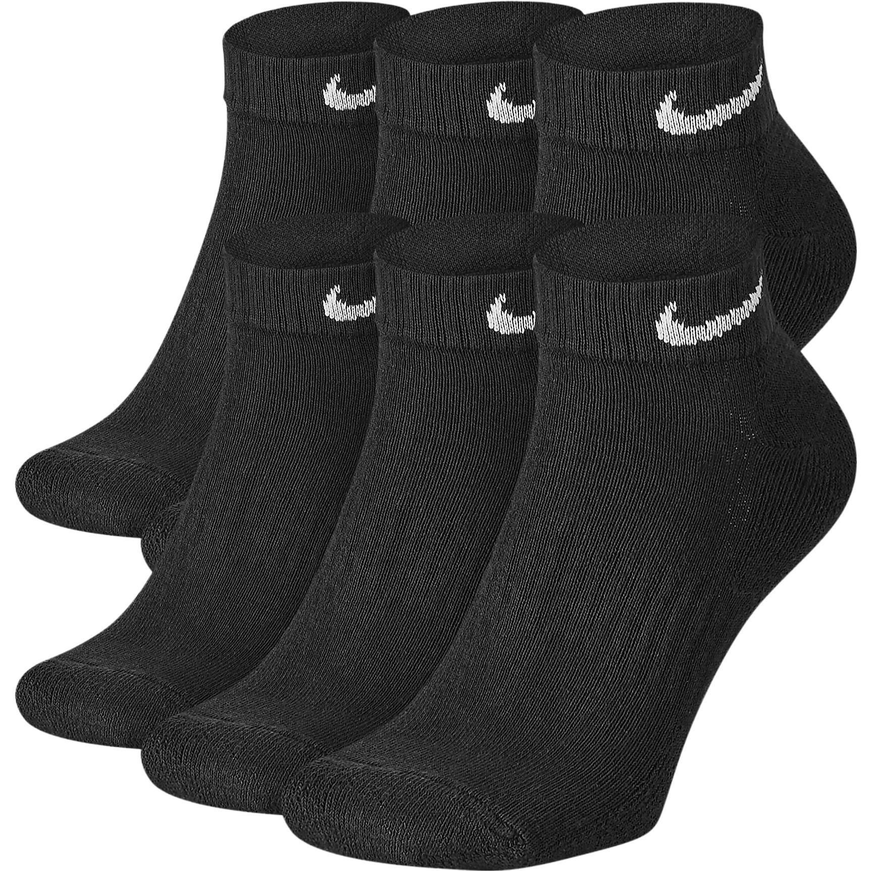 

Nike Everyday Cushioned Training Low Socks 6 Pairs SX7672-010 S