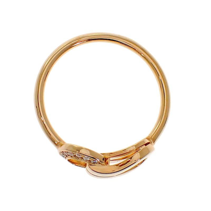 CARTIER  B4209348 #8(JP Size) ring gold K18 Pink Gold/diamond Women