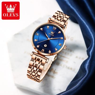 Orologio da Donna Marca OLEVS Orologio al Quarzo Funzione Calendario Moda 5866