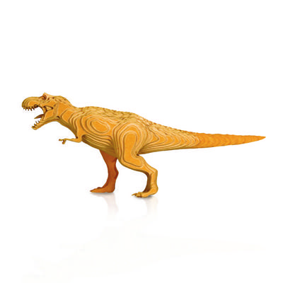 Contamo 3D Paper Stereoscopic Tyrannosaurus Nano Korea 3d Puzzle