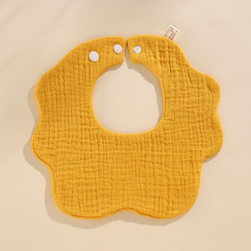 Soft Six-Layer Pure Cotton Baby Bib - Gauze Newborn Saliva Towel