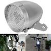 3LED Vintage Bike Front Light Lamp Bicycle Headlight  Cycling Accessory for Fixed Gear Silver