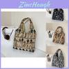 Trendy Chic Casual Tote Bag For Women Spacious Canvas Handbag With Unique Patterns