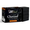 Activated Charcoal Soap for Deep Cleansing and Blackhead Removal (100 Grams Each, Black, Pack of 4), Online Quality Store