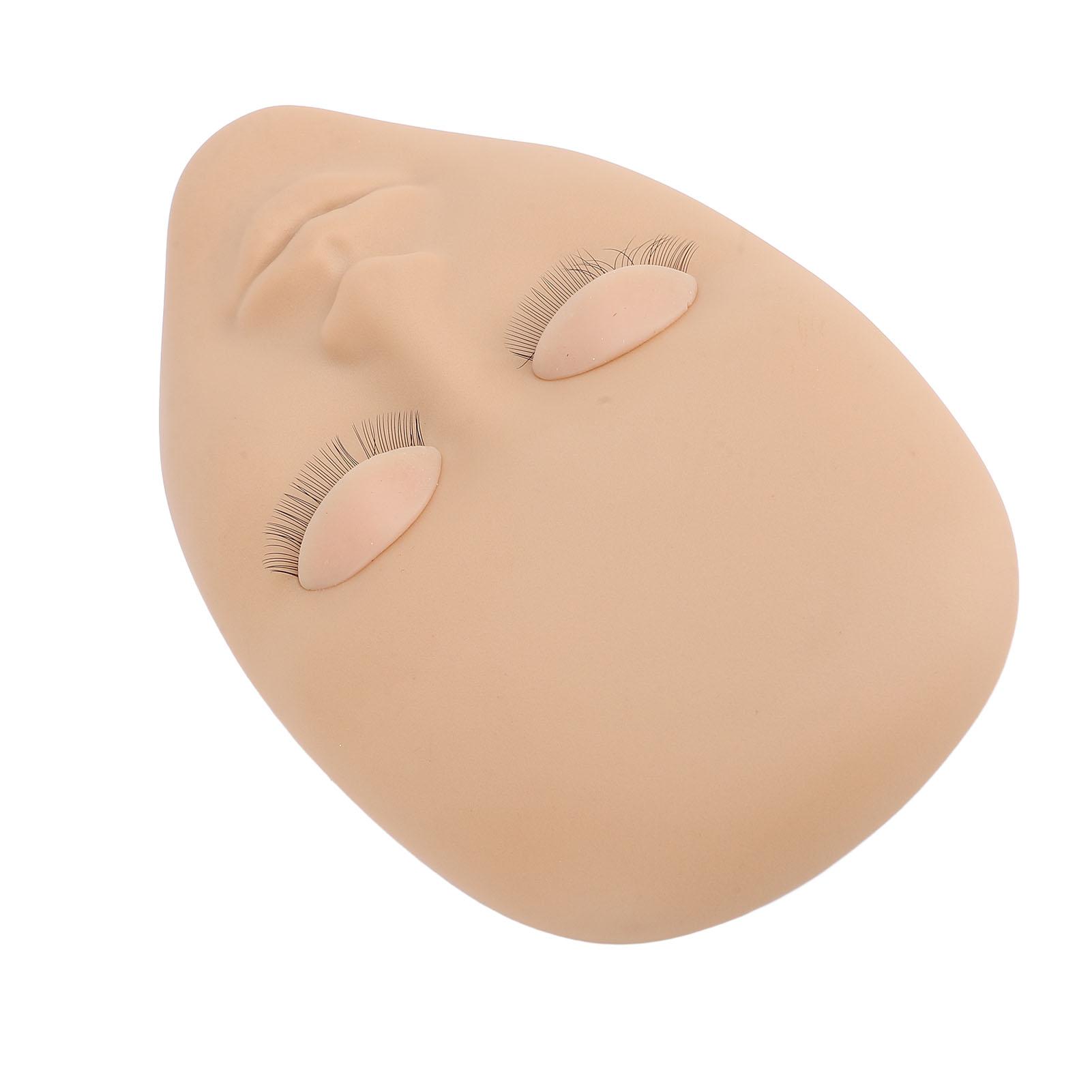 Силиконовая голова-манекен для ресниц со съемным веком, многофункциональная голова-манекен для наращивания ресниц, для практики макияжа, обучения