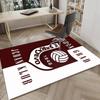 Football Club Sara Emblem Printed Area Rug for Office, Chair Rug, Decorative Carpet Floor Mat, Large Size Fan Gifts Christmas Gifts