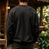 Men's Neck Sweatshirt Color Casual Pullover