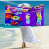 Custom Name Ultra-Soft Beach Towel with Doggyland Theme,Ideal for Pool - Camping, Diving - Perfect Travel Essential, Vibrant Beach Towel.