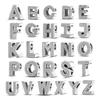 S925 Silver Color Dazzling Alphabet 26 Letters Charms Fit Original Pan Bracelets Pendant DIY Fine Jewelry Making Birthday Gifts
