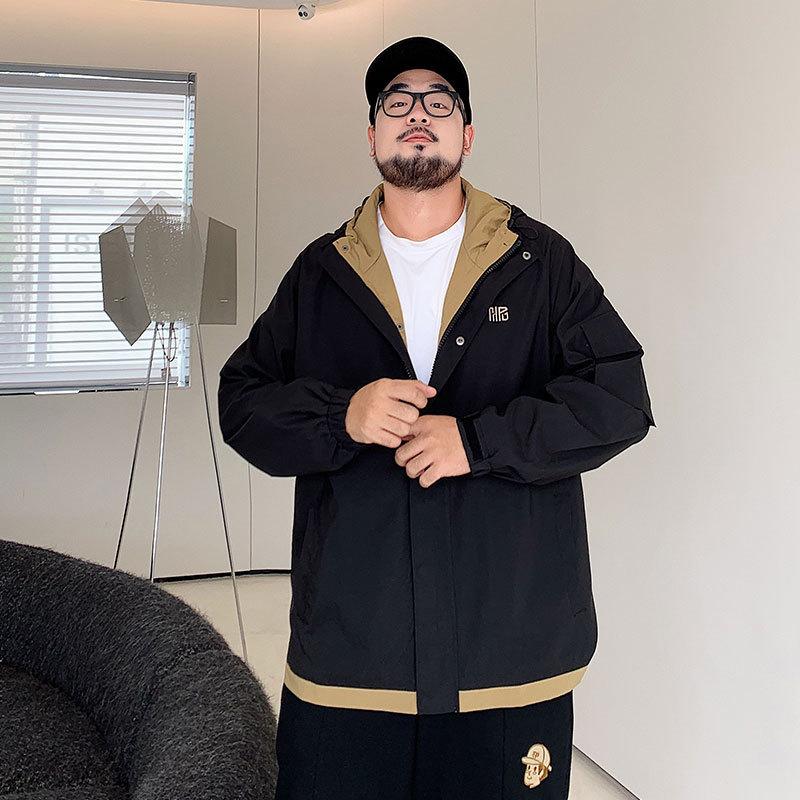 

Мужская куртка большого размера с капюшоном, ветрозащитная, водонепроницаемая, теплая, модная, универсальная, повседневная, спортивная, легкая, для бега 8XL чёрный