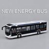 1:42 Neue Energie Bus Spielzeugautos Miniaturmodelle Türen Können Geöffnet Werden Auto Exquisites Interieur Metallfahrzeuge für Kleinkind Kinder Geschenke
