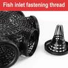 Black Fish Net Cage Durable Plastic Container Mud Cage Container Fishnet Finless Eel Loach Trap Fishing Pot Fishing Traps