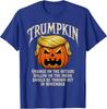 Halloween Anti Dýně Oranžová Zvenku Dutá Uvnitř Tričko - HORKÝ PRODUKT