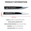 cyxmtz1 NEW Mitsubishi Ralliart Lancer EX Outlander 3 Pajero 4 ASX Car Metal Alloy Badge Car Body Side Wing Fender Decoration Stickers