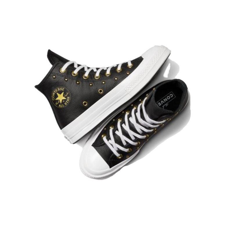 Converse Chuck 70 Hi 'Black White Gold Metallic' A06809C