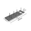 Retractable Dish Rack: Kitchen Sink Storage for Cutlery, Dishes, Bowls, and Plates