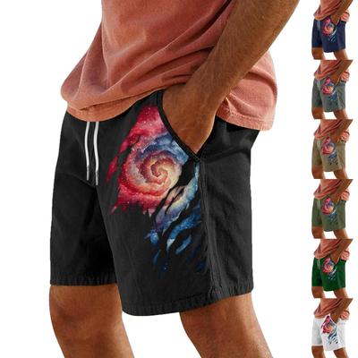 Men's Summer Large Casual Loose Sports Pants Beach Shorts