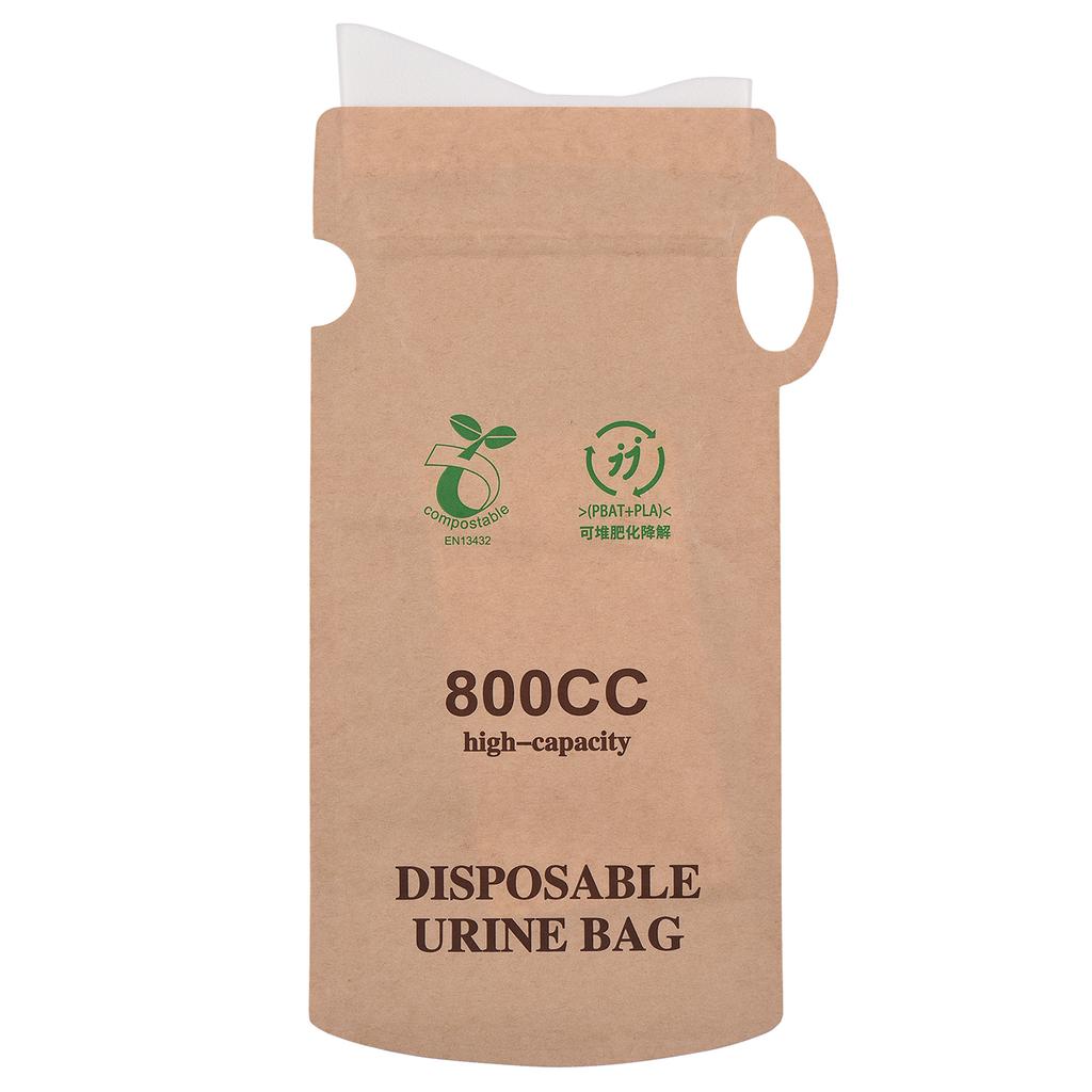 10pcs Emergency Disposable Urinal Bags Car Vomit Bag 800cc Camping Pee Bags Unisex Urine Bag for Travel Traffic Jam